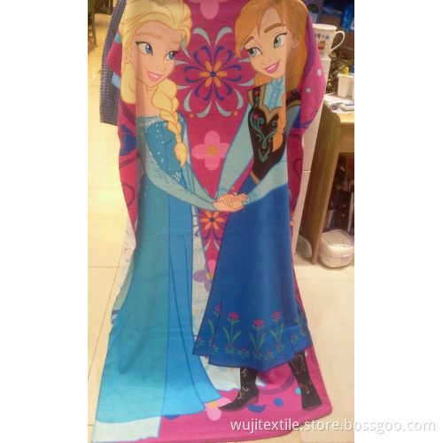 SGS Cotton Disney's Frozen Snowflake Beach Towel (WJ-B913)